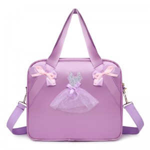 TRUST-U New dance bag children’s dancing backpack one shoulder crossbody dance bag girl princess cute dance schoolbag