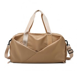 TRUST-U Women’s fitness bag independent shoe compartment yoga bag dry and wet separation swimming bag splash-proof travel bag