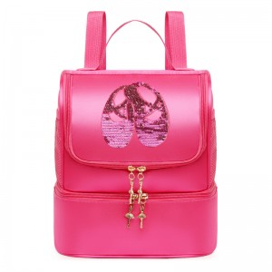 TRUST-U Dance bag new children’s double shoulder dance backpack Latin ballet schoolbag can be printed girls princess dance bag