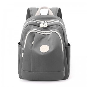 Trust-U New Summer Dual-Strap Backpack Fashionable Color-Block Women’s Large Capacity Water-Resistant Bag