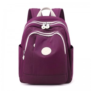 Trust-U New Summer Dual-Strap Backpack Fashionable Color-Block Women’s Large Capacity Water-Resistant Bag
