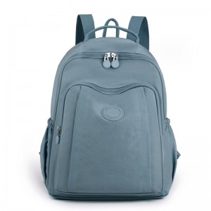 Trust-U nov ženski nahrbtnik velike prostornine iz opranega najlona z barvami makronov, študentska torba za knjige