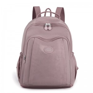 Trust-U New Large Capacity Women’s Backpack in Washed Nylon Fabric with Macaron Colors, Student Bookbag