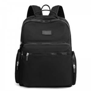 Trust-U Unisex Large Capacity Water-Resistant Nylon Backpack – Stylish Travel Leisure Bag with Trolley Sleeve