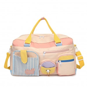 TRUST-U Travel bag large capacity women’s dopamine travel portable travel luggage bag dry and wet separation sports fitness bag