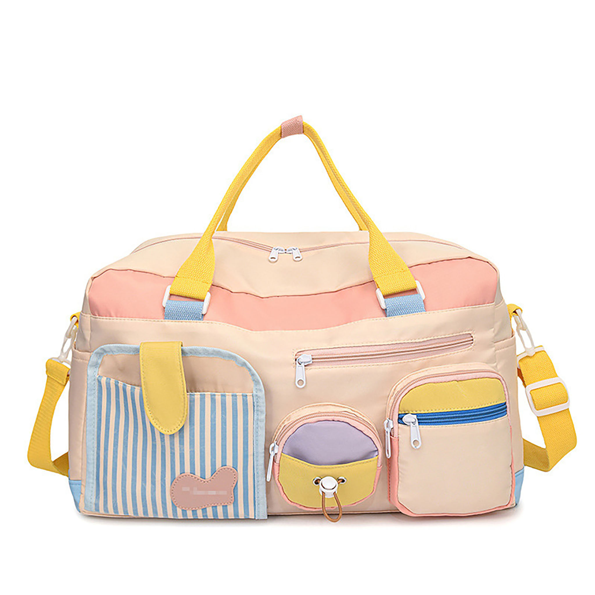 TRUST-U Travel bag large capacity women’s dopamine travel portable travel luggage bag dry and wet separation sports fitness bag