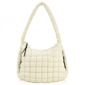 Trust-U Large-Capacity Padded Bag — Multi-Pocket Shoulder & Crossbody “Dumpling” Bag — Pleated “Cloud” Tote — Women’s Handbag & Organizer