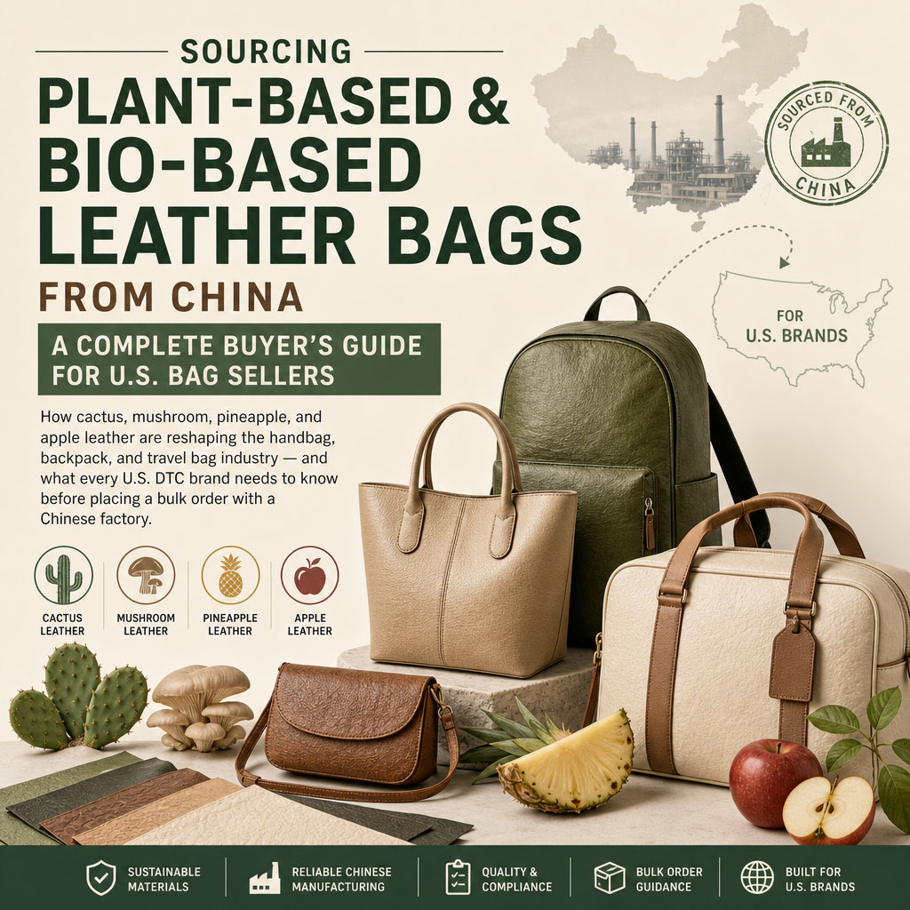 Sourcing Plant-Based & Bio-Based Leather Bags from China: A Complete Buyer’s Guide for U.S. Bag Sellers