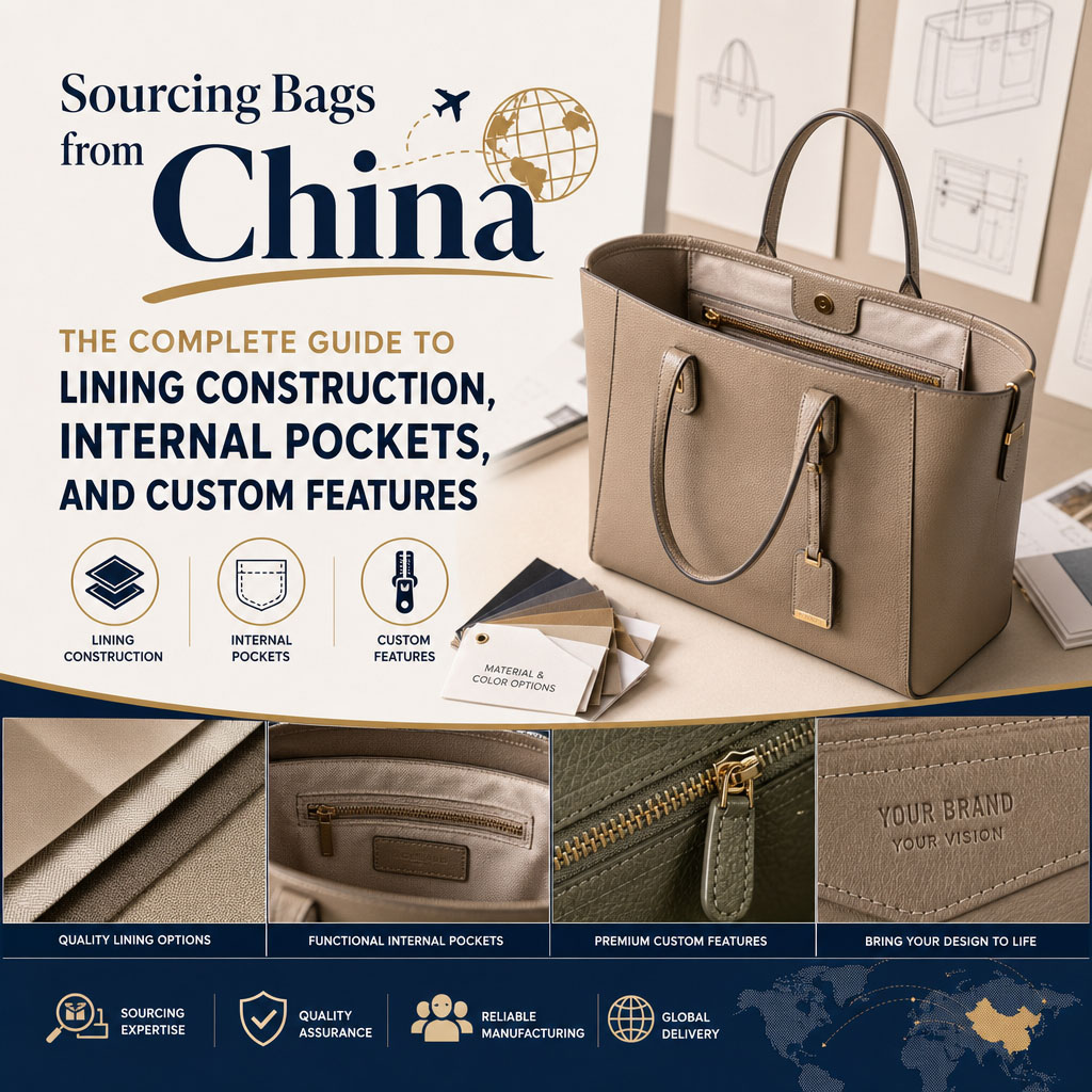 Sourcing Bags from China: The Complete Guide to Lining Construction, Internal Pockets, and Custom Features