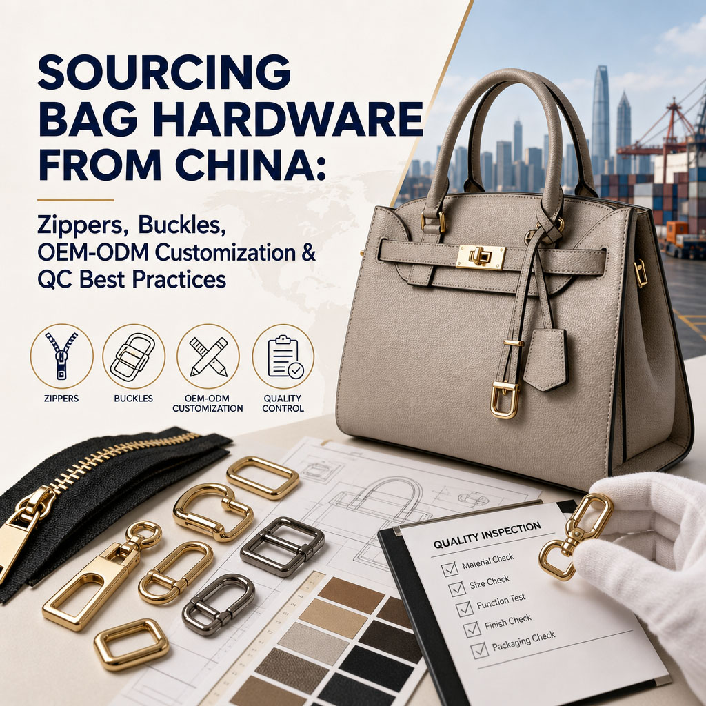 Sourcing Bag Hardware From China: Zippers, Buckles, OEM‑ODM Customization & QC Best Practices