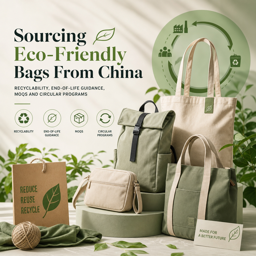Sourcing Eco‑Friendly Bags From China: Recyclability, End‑of‑Life Guidance, MOQs and Circular Programs