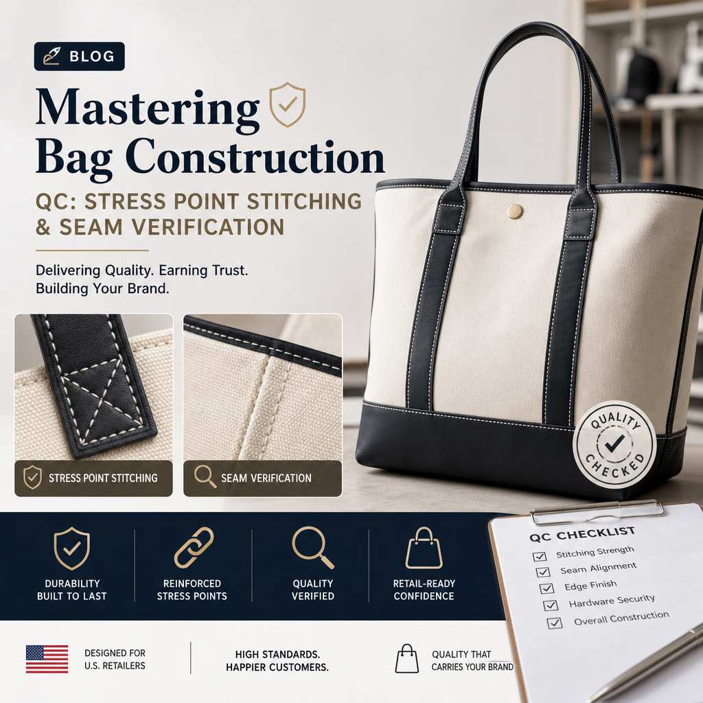 Mastering Bag Construction QC: Stress Point Stitching & Seam Verification for US Bag Retailers