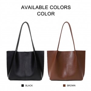 TRUST-U Stylish, versatile, large-capacity, pleated mother-daughter tote bag with a sophisticated retro minimalist design, perfect for commuting