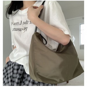TRUST-U Casual commuting nylon shoulder bag, large capacity, versatile crossbody bag, durable college student tote bag