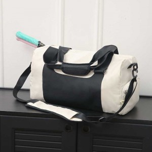 Trust-U suv o'tkazmaydigan Uniseks bir yelkali badminton sumkasi: erkaklar va ayollar uchun katta sig'imli fitnes va mashg'ulotlar uchun yukxalta