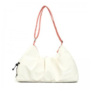 Sak espò alamòd Trust-U ak separasyon sèk ak mouye, konsepsyon pliye, gwo kapasite, sak vwayaj sou yon sèl zepòl pou fanm.