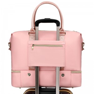 Trust-U Customized Wet and Dry Separation Travel Fitness Duffle Bag, Yoga Bag, Sports Tote with Separate Shoe Compartment, Single-shoulder Maternity Carry-on Bag