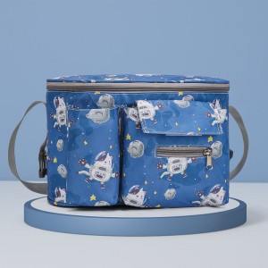 Trust-U Geantă de scutece suspendată pentru cărucior cu funcții multiple, geantă de maternitate impermeabilă pentru ieșiri, geantă de depozitare pentru bebeluși și mame pentru cărucioare