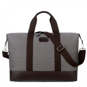 Trust-U Retro Durable Canvas Duffle Bag: Men’s Large-Capacity Stylish Gym Duffle, Crossbody Travel and Sports Handbag
