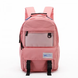 Mochila minimalista Trust-U para meninos e meninas do ensino fundamental e médio – Mochila de lona leve com grande capacidade para estudantes universitários.