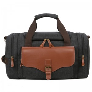 Trust-U Men’s Canvas Travel Bag: Large Capacity, Trendy, Handheld, Crossbody & Single-Shoulder Backpack