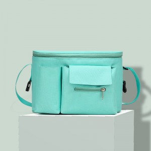 Trust-U Geantă de scutece suspendată pentru cărucior cu funcții multiple, geantă de maternitate impermeabilă pentru ieșiri, geantă de depozitare pentru bebeluși și mame pentru cărucioare