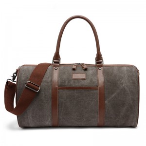 Trust-U 2023 Autumn New Arrival: European-Styled Canvas Travel Duffle Bag with Gym Features, Unisex Luggage with Wet-Dry Separation, Ideal for Men