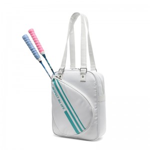 حقيبة تنس الريشة الجديدة كبيرة السعة من Trust-U 2023 للنساء - تصميم أنيق على الطراز الكوري مع حقيبة ظهر وحزام لحمل مضربين أو ثلاثة مضربات