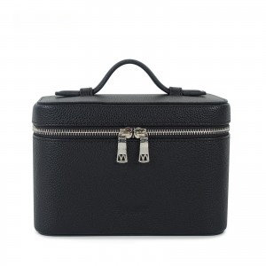 TRUST-U leather makeup bag large capacity portable makeup case travel multifunctional cosmetic bag toiletry bag storage box