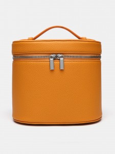 TRUST-U popular dopamine color series minimalist solid color high-end feeling portable makeup bag travel portable storage high-value cross-border