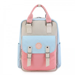 Mkoba wa Trust-U Donut kwa Wanawake 2023 Mtindo Mpya wa Kikorea - Mkoba wa Vitabu vya Wanafunzi wa Shule ya Sekondari wenye Uwezo Mkubwa wa Kompyuta ya Kompyuta ya Kompyuta ya Kompyuta ya Kompyuta ya Kukokota ya inchi 14, Mkoba wa Kusafiria.