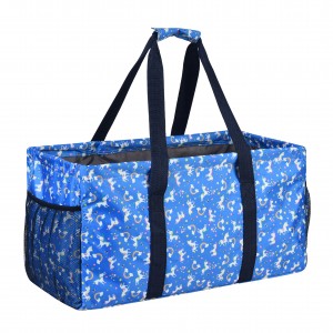 Trust-U Travel Clothing Storage Bag Waterproof Gym Bag Supermarket Shopping Bag Portable Large Tote Bag