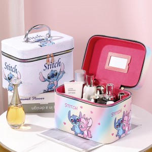 TRUST-U Large-capacity cosmetic bag with luxury feel, portable and multifunctional storage and easy to carry