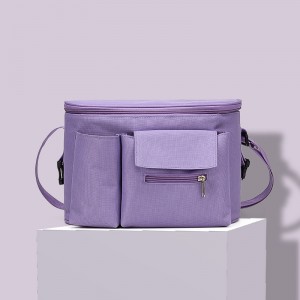 Trust-U Geantă de scutece suspendată pentru cărucior cu funcții multiple, geantă de maternitate impermeabilă pentru ieșiri, geantă de depozitare pentru bebeluși și mame pentru cărucioare