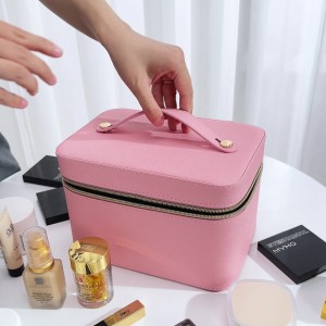 TRUST-U Lightweight LED lighted cosmetic bag, internet celebrity lighted and mirrored cosmetic bag, professional portable cosmetic storage bag