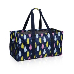 Trust-U Travel Clothing Storage Bag Waterproof Gym Bag Supermarket Shopping Bag Portable Large Tote Bag