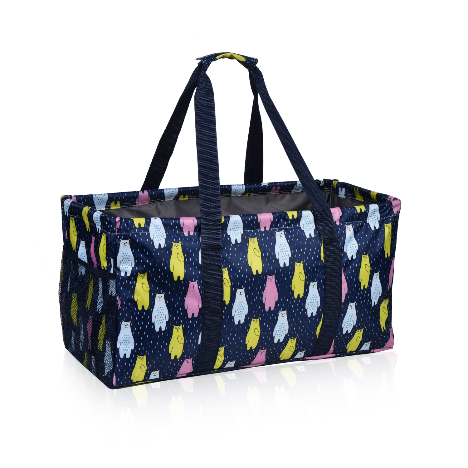 Trust-U Travel Clothing Storage Bag Waterproof Gym Bag Supermarket Shopping Bag Portable Large Tote Bag