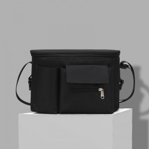 Trust-U Geantă de scutece suspendată pentru cărucior cu funcții multiple, geantă de maternitate impermeabilă pentru ieșiri, geantă de depozitare pentru bebeluși și mame pentru cărucioare