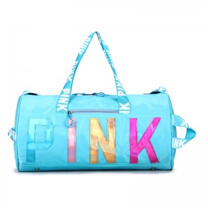 Trust-U Travel Bag, Duffle Bag, Sports Bag with Laser Sequins, Handheld and Shoulder Bag with Customizable Logo, Women’s Organizer Bag