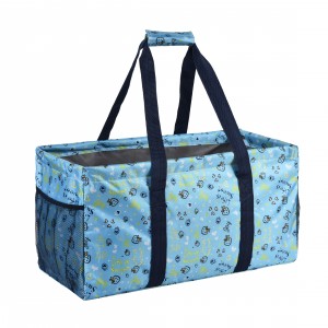 Trust-U Travel Clothing Storage Bag Waterproof Gym Bag Supermarket Shopping Bag Portable Large Tote Bag