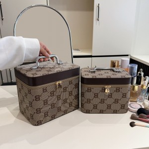 TRUST-U Letter Shaped Cosmetic Bag Large Capacity Cosmetic Storage Bag Portable Handheld Gift Box