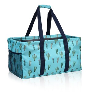 Trust-U Travel Clothing Storage Bag Waterproof Gym Bag Supermarket Shopping Bag Portable Large Tote Bag