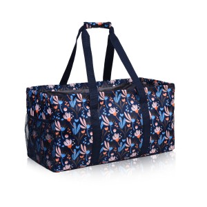 Trust-U Travel Clothing Storage Bag Waterproof Gym Bag Supermarket Shopping Bag Portable Large Tote Bag