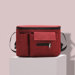 Trust-U Geantă de scutece suspendată pentru cărucior cu funcții multiple, geantă de maternitate impermeabilă pentru ieșiri, geantă de depozitare pentru bebeluși și mame pentru cărucioare