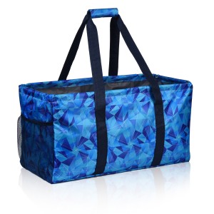 Trust-U Travel Clothing Storage Bag Waterproof Gym Bag Supermarket Shopping Bag Portable Large Tote Bag