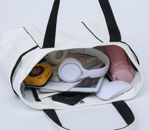 ଟ୍ରଷ୍ଟ-ୟୁ ଷ୍ଟାଇଲିସ୍ ଅକ୍ଷର ସହିତ ନୂତନ ବଡ଼-କ୍ଷମତା ବିଶିଷ୍ଟ କ୍ରସ୍-ବର୍ଡର କାନଭାସ୍ ଟୋଟ୍ ବ୍ୟାଗ୍, ବାହ୍ୟ କ୍ରୀଡ଼ା, ଯୋଗ, ବେଳାଭୂମି ପାଇଁ ଏକକ-କାନ୍ଧ ବ୍ୟାଗ୍।