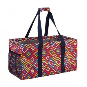 Trust-U Travel Clothing Storage Bag Waterproof Gym Bag Supermarket Shopping Bag Portable Large Tote Bag