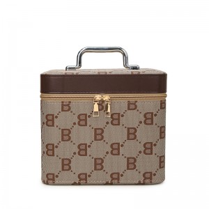 TRUST-U Letter Shaped Cosmetic Bag Large Capacity Cosmetic Storage Bag Portable Handheld Gift Box