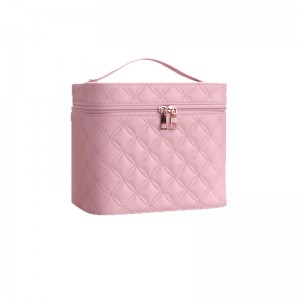 TRUST-U ប្រអប់ផ្ទុកគ្រឿងសំអាងចល័តដែលមានសមត្ថភាពធំ ប្រអប់គ្រឿងសំអាងពហុមុខងារ ជាមួយនឹងប្រអប់ខាងក្នុងលក់ដុំ LED មិនជ្រាបទឹក