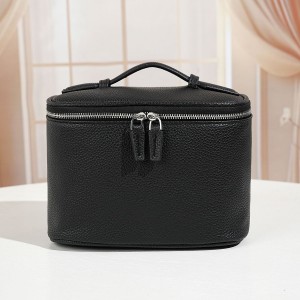 TRUST-U New PU Leather Toiletry Bag High-End Crocodile Pattern Makeup Bag Large Capacity Cosmetic Storage Bag Portable Travel